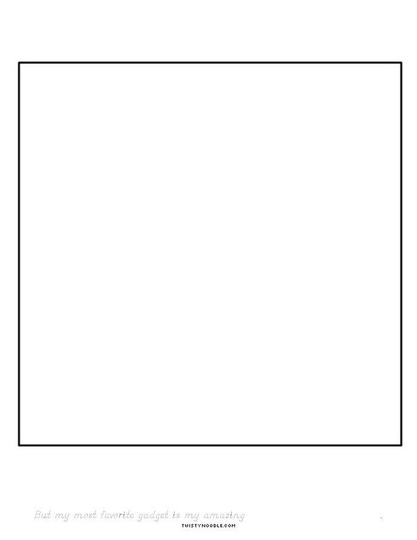 4th grade: My favorite gadgets Mini Book - Sheet 4