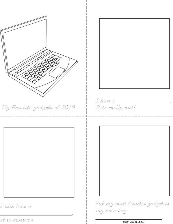 4th grade: My favorite gadgets Mini Book