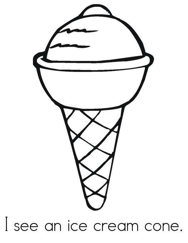 Ice cream Mini Book - Sheet 2