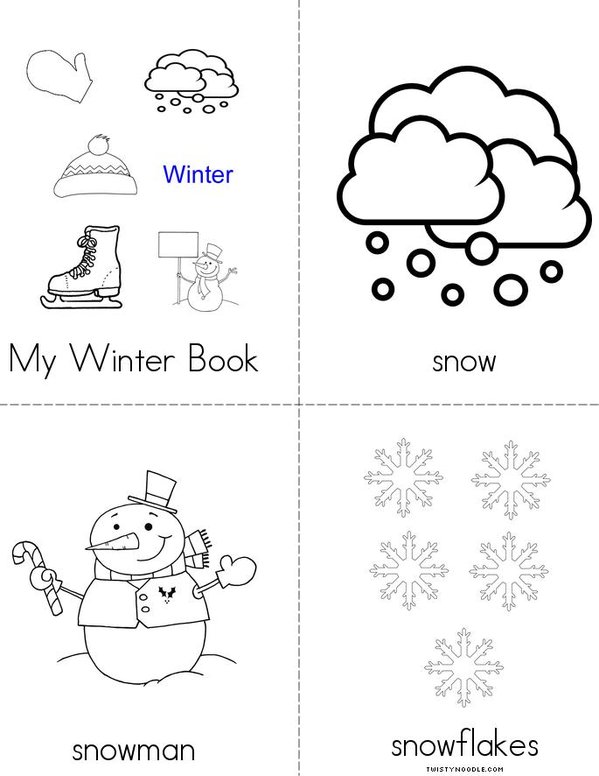 Winter Mini Book