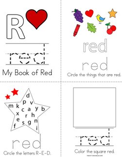 Red Activity Book