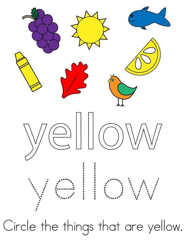 Yellow Activity Book - Twisty Noodle