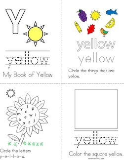 Yellow Activity Book