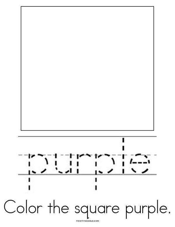Purple Activity Book Mini Book - Sheet 4
