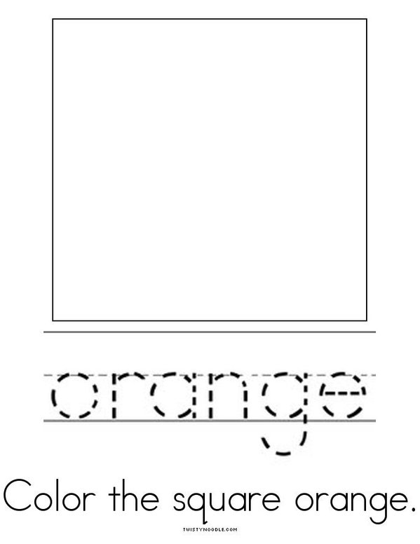 Orange Activity Book Mini Book - Sheet 4