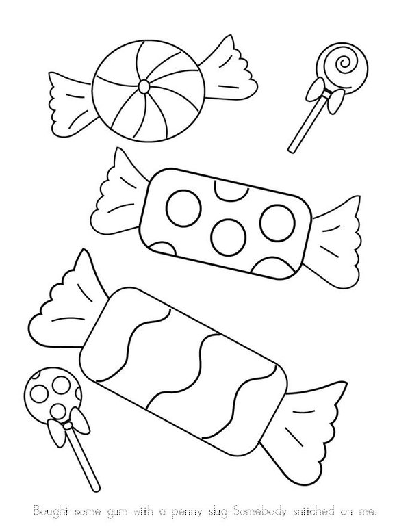 I'm Gettin Nuttin' For Christmas Mini Book - Sheet 6