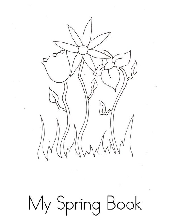 Spring Mini Book - Sheet 1