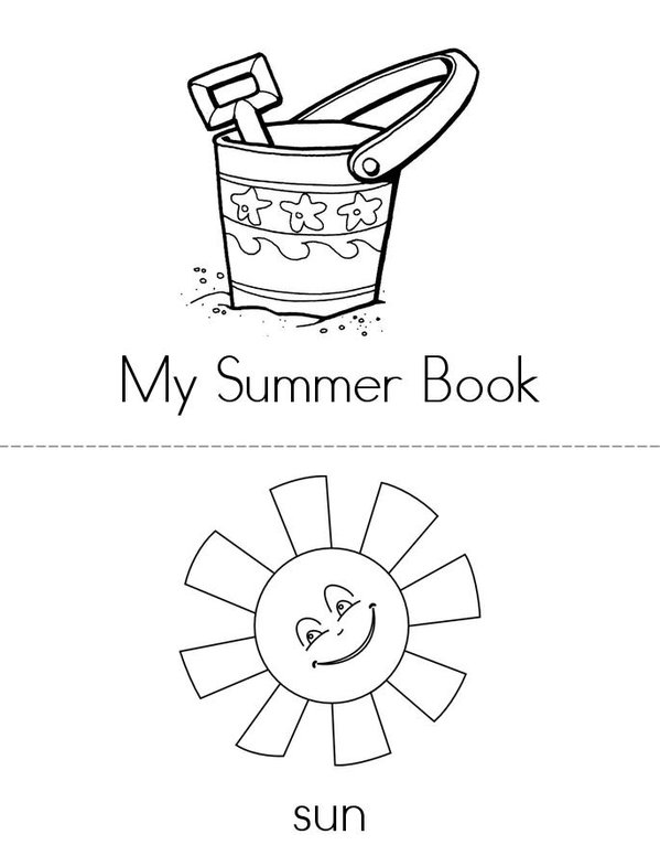 Summer Mini Book - Sheet 1