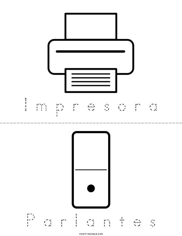 computer  Mini Book - Sheet 3