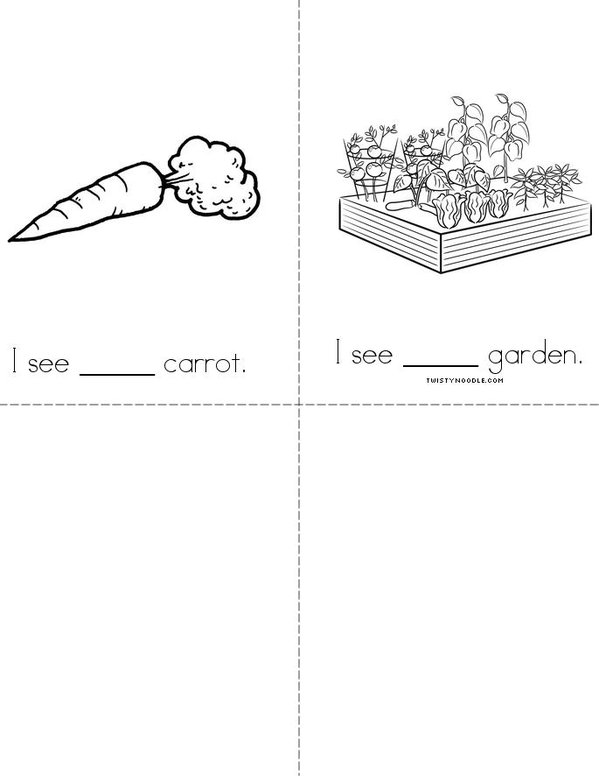 Gardening Book  Mini Book - Sheet 2