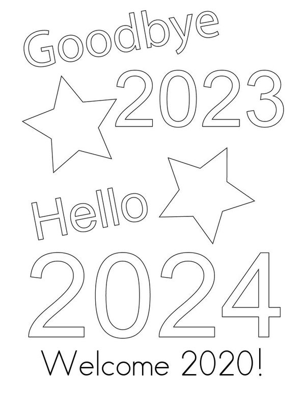 Happy New Year 2020 Mini Book - Sheet 3