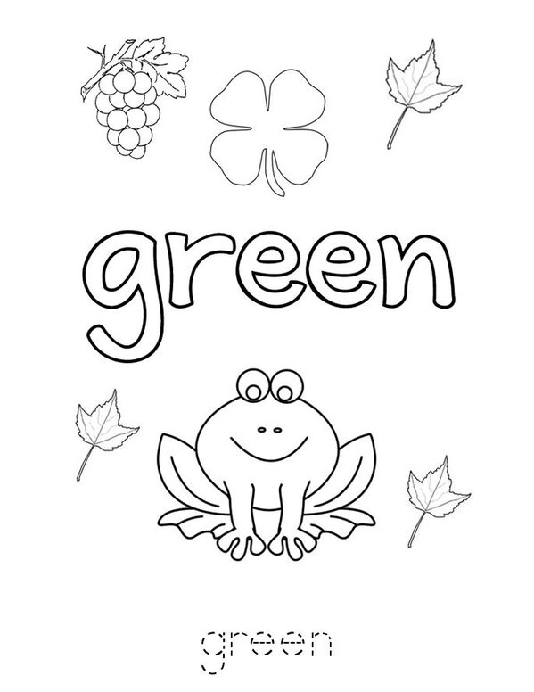 Green for Leap Year! Mini Book - Sheet 2