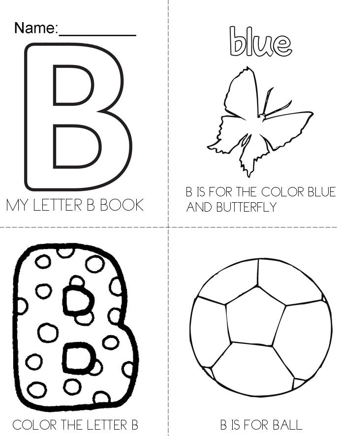 LETTER B Book Twisty Noodle
