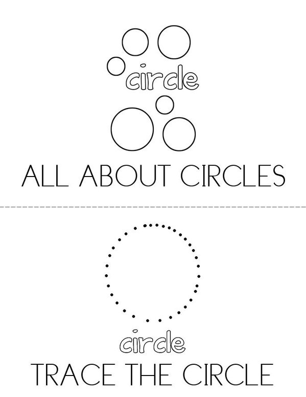 CIRCLE Mini Book - Sheet 1