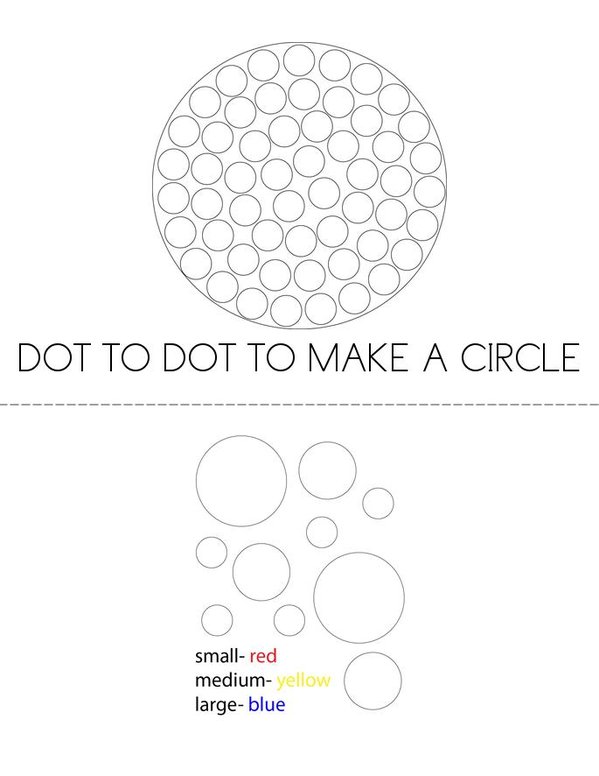 CIRCLE Mini Book - Sheet 2