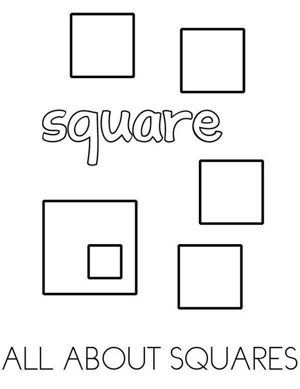 SQUARE Mini Book - Sheet 1