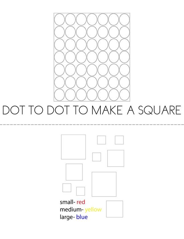 SQUARE Mini Book - Sheet 2