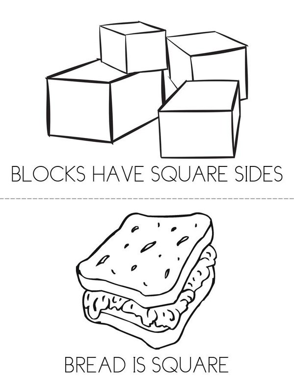 SQUARE Mini Book - Sheet 3