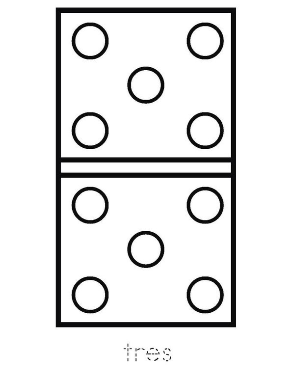 LOS NUMEROS 1-10 Mini Book - Sheet 16