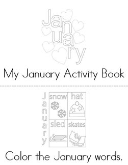 My January Activity Book