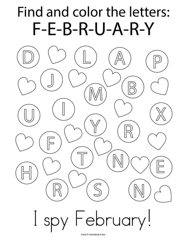 My February Activity Book Mini Book - Sheet 4