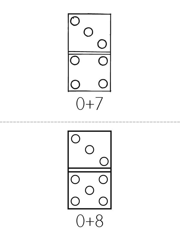 Addition Book Mini Book - Sheet 4