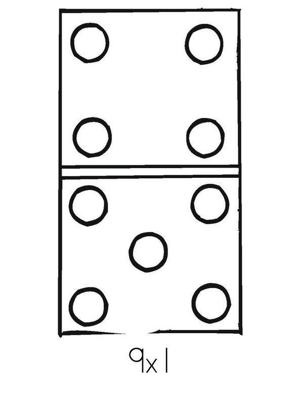 Multiplication Book Mini Book - Sheet 9