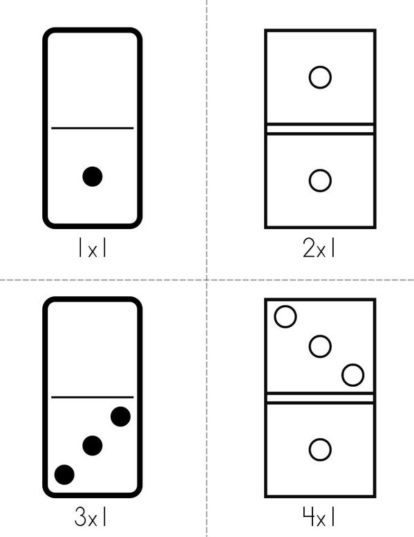 Multiplication Book Mini Book - Sheet 1