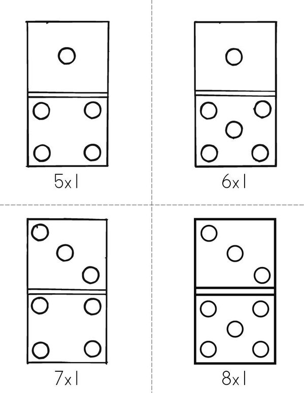 Multiplication Book Mini Book - Sheet 2