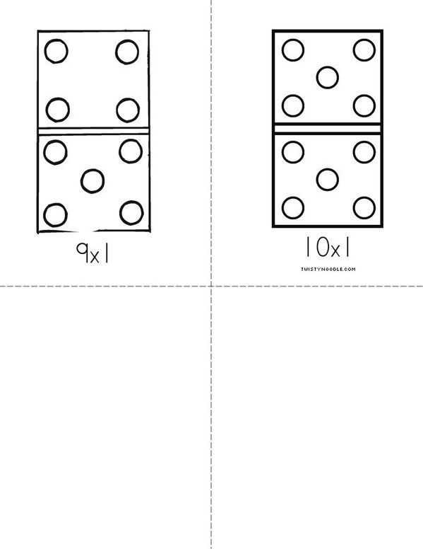 Multiplication Book Mini Book - Sheet 3