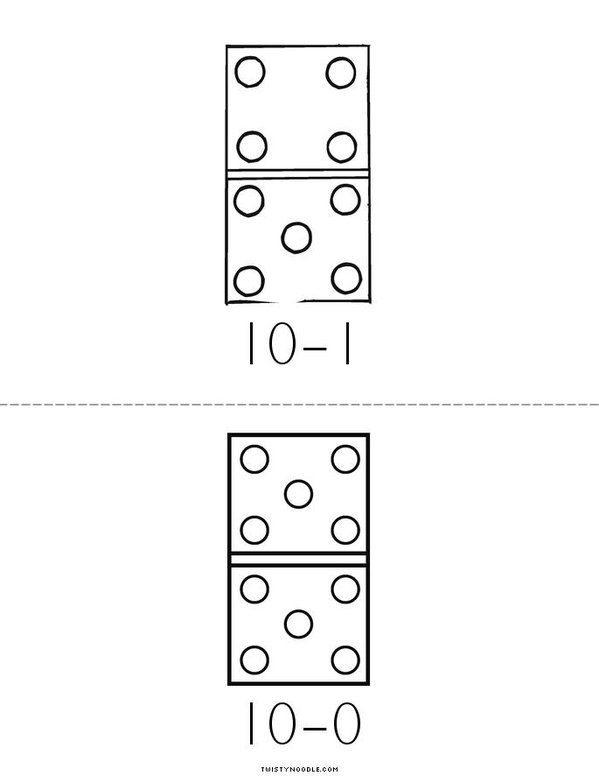 Subtraction Book Mini Book - Sheet 5