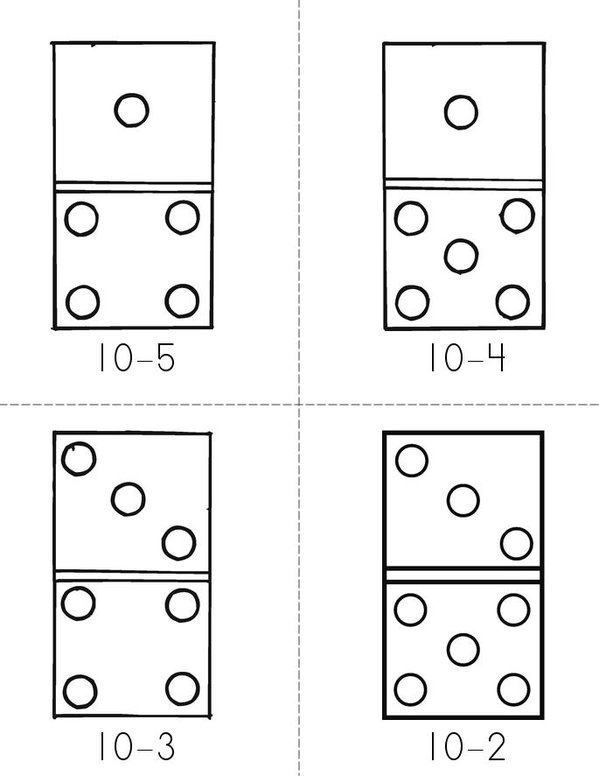 Subtraction Book Mini Book - Sheet 2