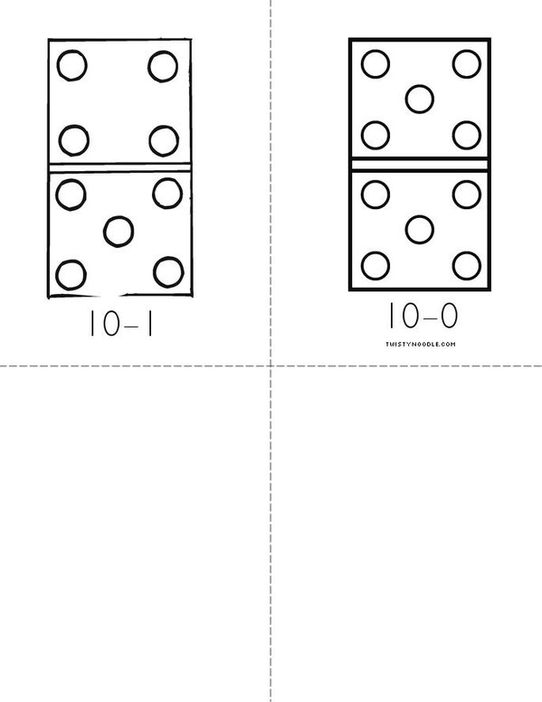 Subtraction Book Mini Book - Sheet 3