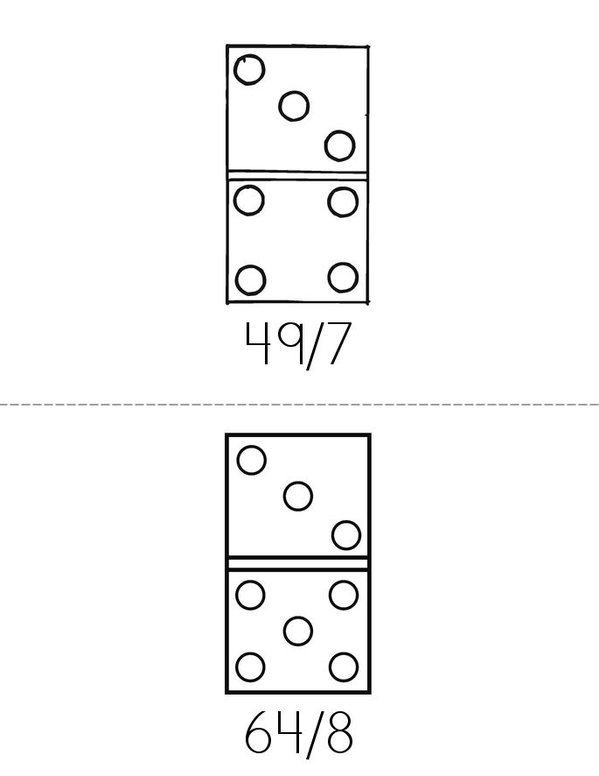 Division Book Mini Book - Sheet 4