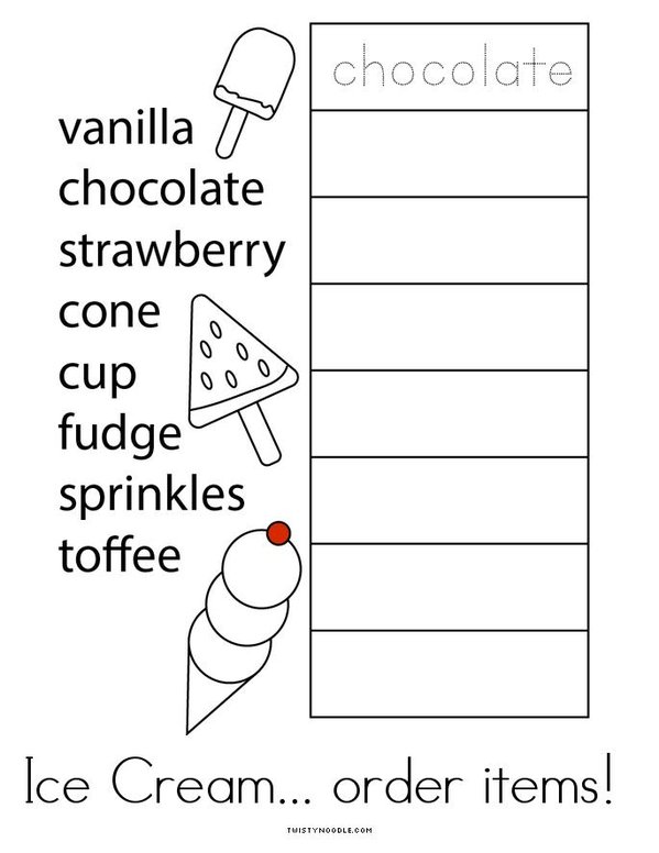 Desserts Creativity Book Mini Book - Sheet 5