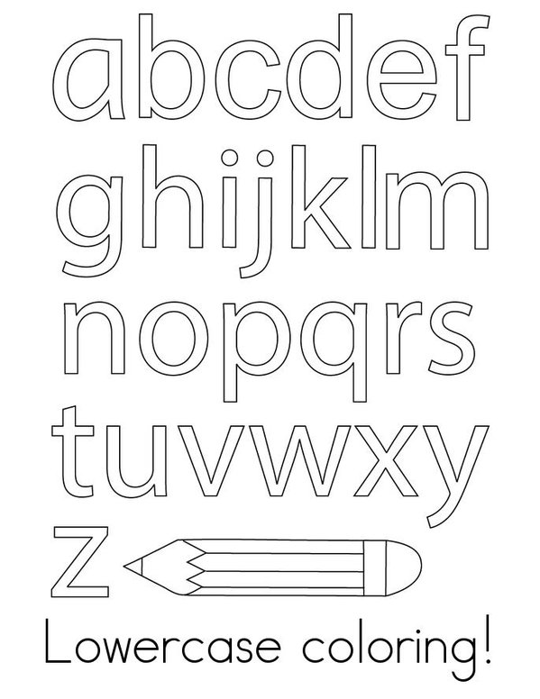 Lowercase Alphabets Book Mini Book - Sheet 1