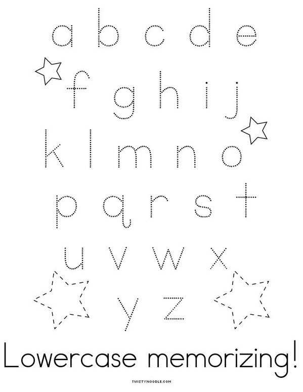 Lowercase Alphabets Book Mini Book - Sheet 2