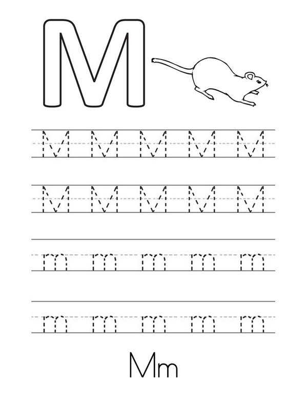 Uppercase And Lowercase Practice Book - Twisty Noodle