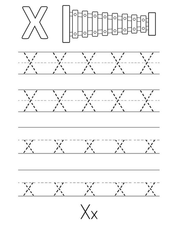 Uppercase And Lowercase Practice Book Mini Book - Sheet 24