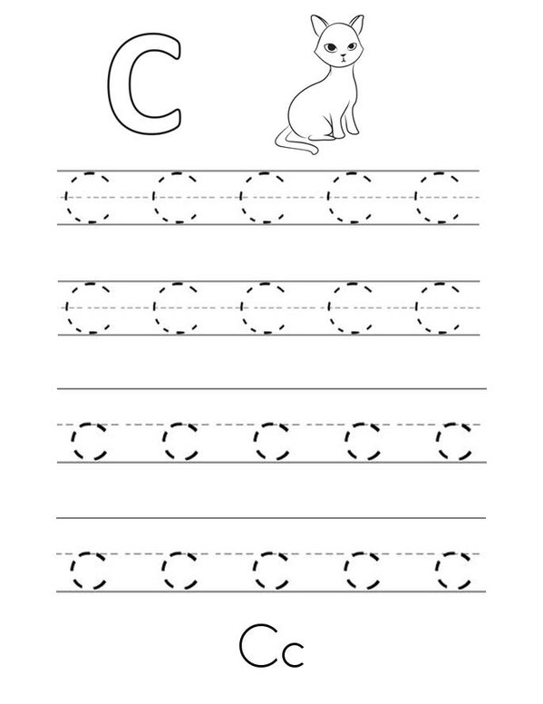 Uppercase And Lowercase Practice Book Mini Book - Sheet 3