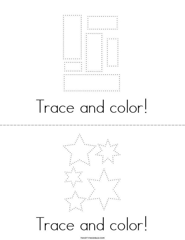 Trace Creativity Book Mini Book - Sheet 19