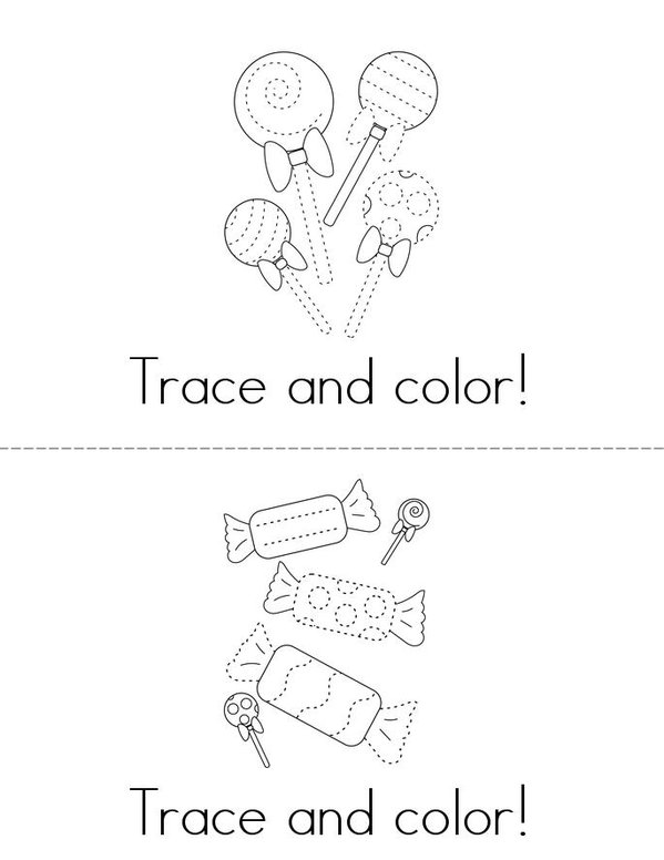 Trace Creativity Book Mini Book - Sheet 2