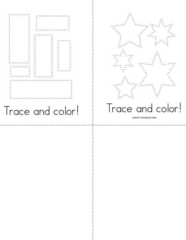 Trace Creativity Book Mini Book - Sheet 10