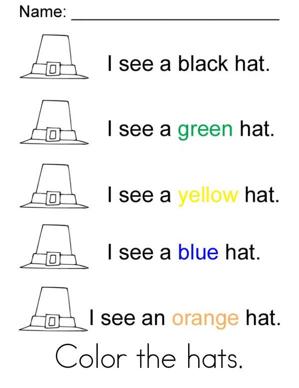 Circle the sight words. Mini Book - Sheet 2