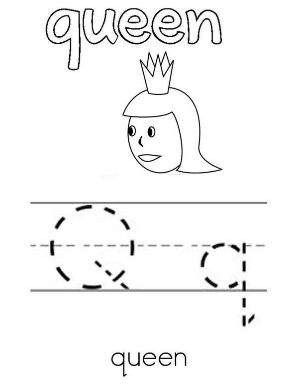 My letter Q Book Mini Book - Sheet 2