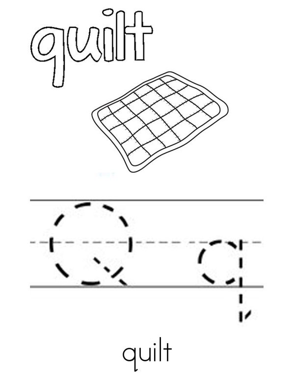 My letter Q Book Mini Book - Sheet 3