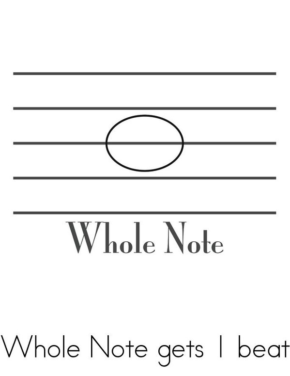 Music Notes Mini Book - Sheet 2