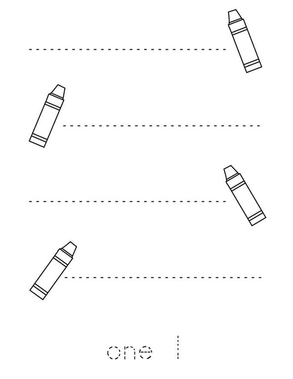 Line Tracing Mini Book - Sheet 1