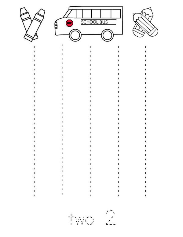 Line Tracing Mini Book - Sheet 2