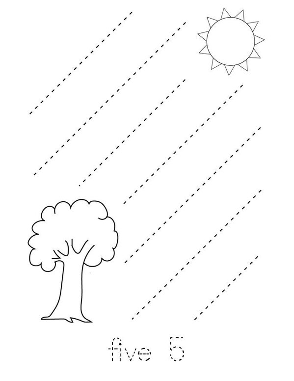 Line Tracing Mini Book - Sheet 5